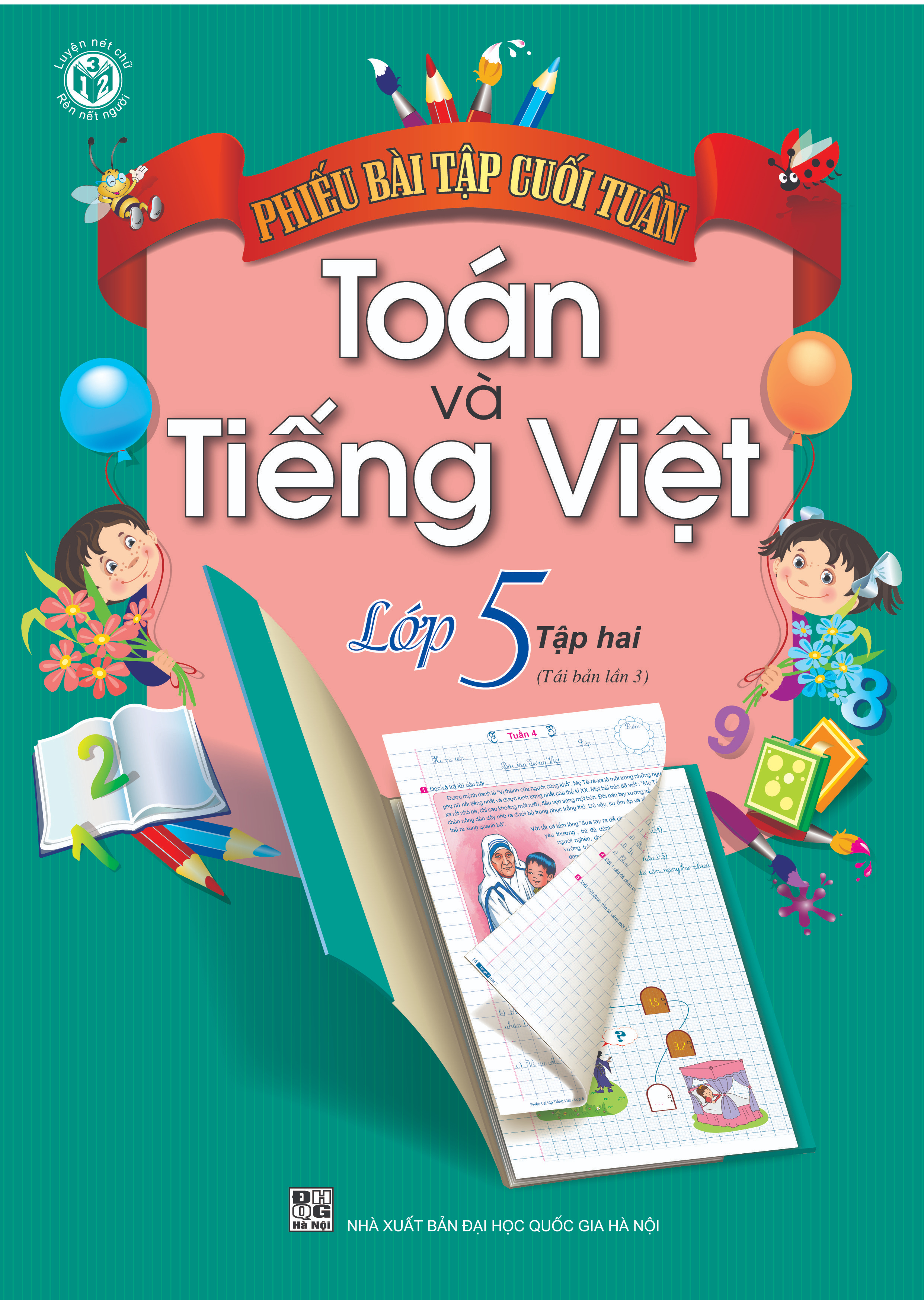 Phiếu bài tập Cuối tuần Toán và Tiếng Việt Lớp 5 - Quyển 2